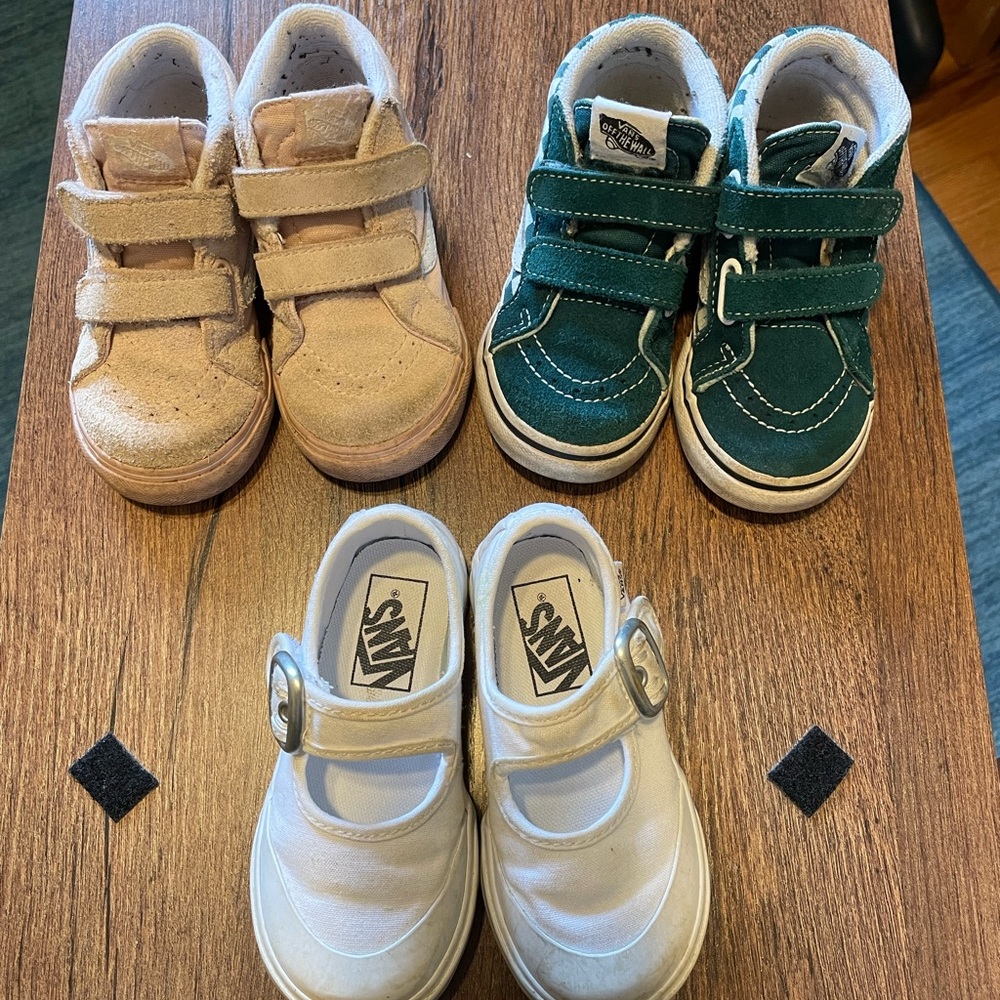 Vans Toddler Shoes - 3 pairs